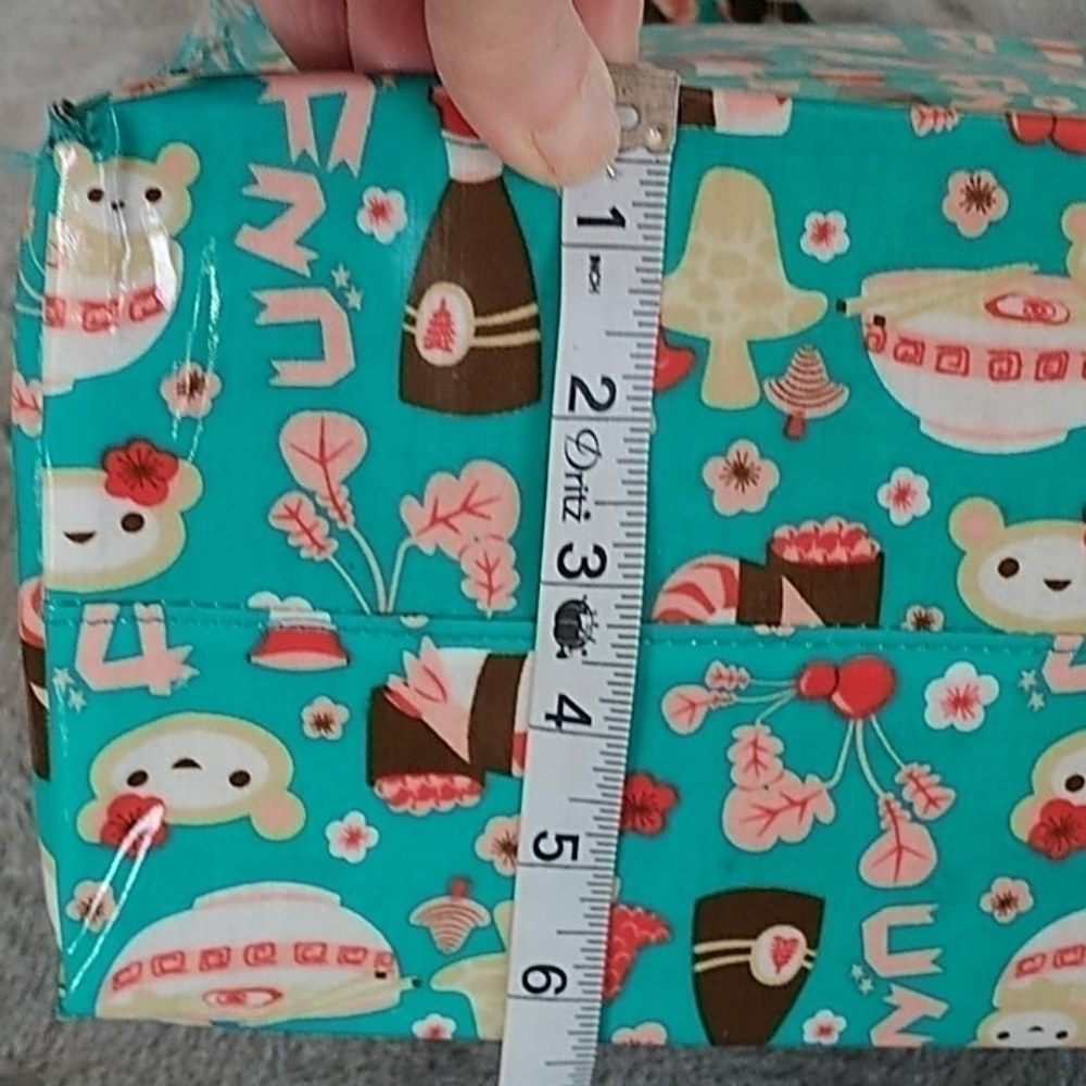 Cute Novelty print Vinyl Tote shopping bag - Picture 4 of 7